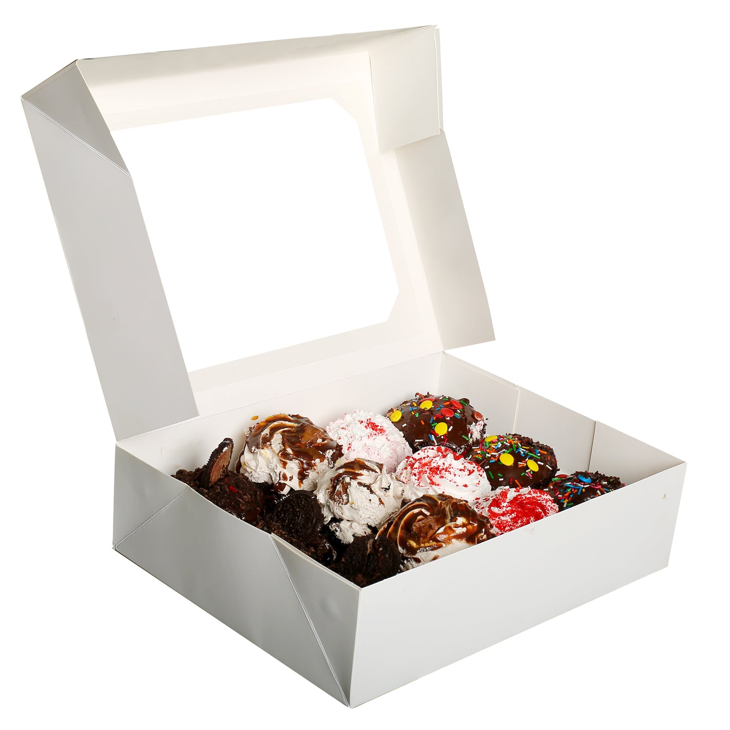 cupcake boxes with window white cupcake boxes box of cupcakes cake box cupcakes